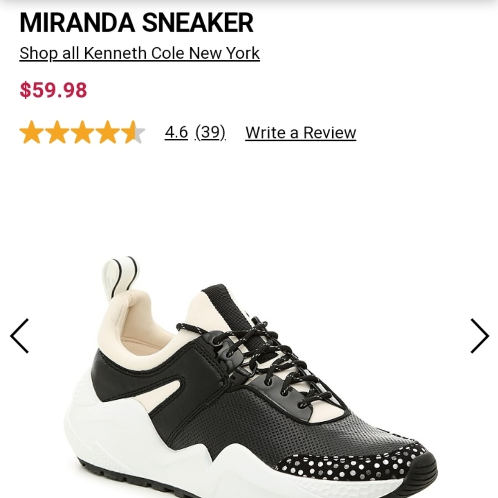 Ladies Kenneth Cole sneakers